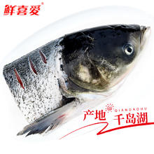 鲜喜爱 冷冻千岛湖鲢鱼头1斤 白鲢鱼头 生鲜鱼类 海鲜水产 鲢鱼头 500g11.4元