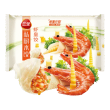 需首购：三全 虾皇饺 600g＊5件78元包邮（合15.6元/件）