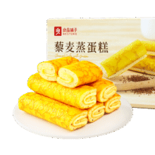 良品铺子 藜麦蒸蛋糕 500g9.8元包邮（需试用）