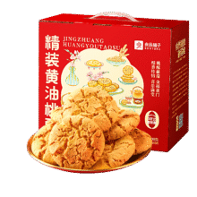 限北京：良品铺子 黄油桃酥800g14.65元