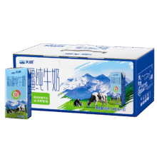 天润 纯牛奶 180g*10盒18.27元