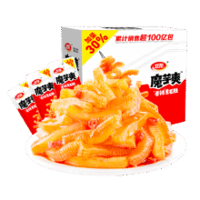 卫龙魔芋爽香辣味素肉辣条15.51元