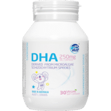 OZ Good Dairy澳乐乳 DHA婴幼儿海藻油胶囊 DHA儿童宝宝藻油软胶囊 30粒装 DHA婴幼儿儿童藻油 30粒（1瓶）138元 (满138减30,券后省127)