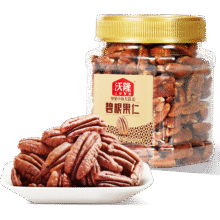 沃隆 碧根果仁长寿果无添加坚果炒货干果果仁每日坚果健康休闲零食 【产自南非大颗粒】350g碧根果仁82元（需领券，合41元/件）