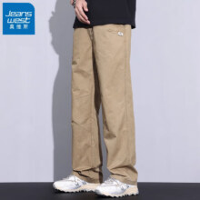 真维斯（Jeanswest）休闲裤男夏季薄款美式工装男裤 卡其 M 【建议90-110斤】77元