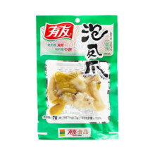 有友 山椒凤爪 70g39元（需领券，合3.9元/件）