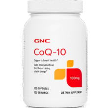 GNC健安喜辅酶q10胶囊100mg120粒 心脑血管备孕老人进口原装194.5元 (券后省20,月销4000+)