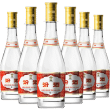 20点：汾酒 黄盖玻汾 53° 清香型 475ml 6瓶 +凑单229.47元（需领券）