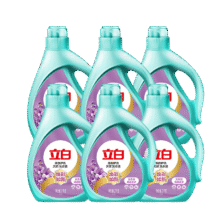 PLUS:libai/立白 天然亮白 2kg*6薰衣草香型瓶装洗衣液护衣护色 6瓶装120.6元