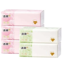 20点：洁柔 抽纸巾 3层300张*5包1.9元包邮