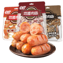 信达 地道肉肠230g*3袋 猪后腿肉含量≥80% 口口爆肉3种混合口味33.46元包邮（需试用）