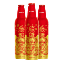 青岛啤酒鸿运当头 铝瓶 473mL 16 瓶 常规99元（需领券）
