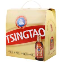 青岛啤酒 TSINGTAO 高端小棕金质啤酒 296ml*6瓶15.16元
