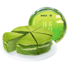 鲜京采 抹茶千层蛋糕 420g184.5元（需领券，合36.9元/件）
