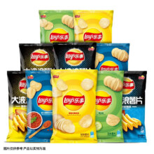 乐事 薯片多口味混合零食大礼包 400g24.56元（需领券）