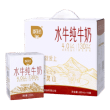 百菲酪 4.0g水牛 200ml 纯牛奶 优质乳蛋白 12盒42.88元