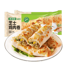 林饱饱早餐任选6件39.8元芝士牛肉卷鸡肉卷纸皮烧麦速食半成品 藤椒芝士鸡肉卷110g*131.8元（需领券，合5.3元/件）