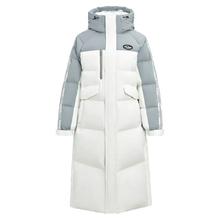 雪中飞 反季特价！连帽大口袋加厚长款羽绒服179元