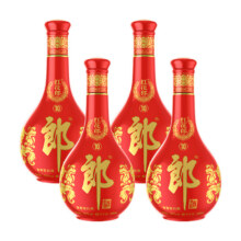 郎酒红十红花郎10陈酿53度酱香型高度商务白酒500ml*4瓶 婚礼喜庆1020元