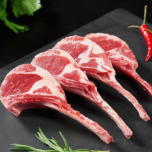 翰塞鲜 法式羊排 500g69元（需领券）