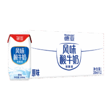 plus、需首购：德亚 多口味 200ml 酸牛奶 利乐钻 原味 12盒22.06元