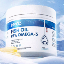 NYO3 诺威佳 97%高纯度Omega-3深海鱼油软胶囊1450mg*30粒￥58.82 1.0折