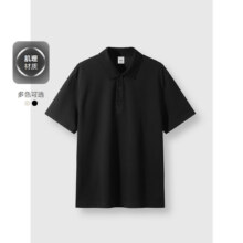 2025夏新品GXG肌理感绣花短袖polo衫男士简约翻领T92元