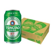 88vip、青岛啤酒10度啤酒干爽330ml*24罐+凑单31.15元（返卡10元+2.95元金币）+凑单