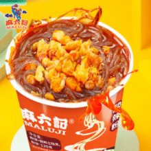 麻辣鲜香！麻六记 方便速食酸辣粉 178g*6桶￥29.90 8.1折