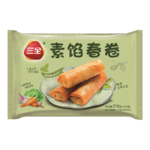 三全 春卷 12只 216g 任选10件35.9元（需领券，合3.59元/件）