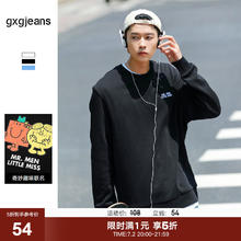 20点开始：gxgjeans 潮流韩版卫衣 黑色54元