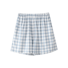 自由系【25年新品】女士纯棉家居睡裤格子三分短裤可外穿宽松休闲少女91.52元（需领券，合22.88元/件）