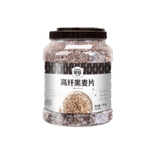 PLUS会员、首购、试用：贝氏高纤低脂高蛋白黑麦片无糖精即食冲泡1000g12.69元