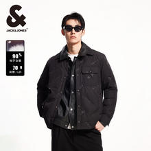 杰克琼斯 杰克·琼斯（JACK&JONES）男装衣服秋冬短款羽绒服男保暖外套合集 224423002黑色 M 175券后207.1元