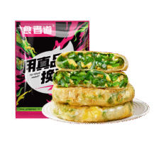 食者道 韭菜鸡蛋馅饼 800g64.67元（需领券，合12.93元/件）