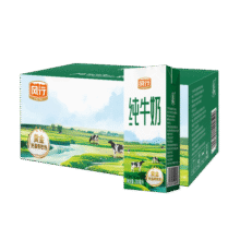 风行牛奶纯牛奶200mL*24盒高温灭菌生牛乳苗条砖礼盒装量贩装49.9元 (满49减8,月销6000+)