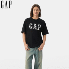 2025夏季新款！Gap 男女装西部印花logo纯棉短袖T恤￥53.00