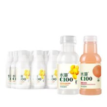 农夫山泉水溶复合果汁饮料250ml*12瓶整箱西柚青皮桔柠檬味445ml12.6元