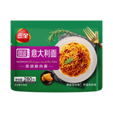 需首购：三全 黑椒肉酱意面 280g58.9元（合5.89元/件）