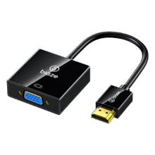 plus、需首购：毕亚兹 HDMI转VGA线转换器 高清视频转接头适配器6.85元