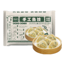 首购：馥华 手工鱼饺 180g（78%含肉量）6.02元包邮（需试用）