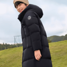 反季白 菜！Bosideng 波司登 阿勒泰系列 儿童长款羽绒服￥341.00