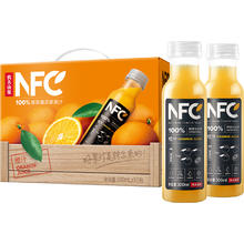 88VIP会员：农夫山泉 NONGFU SPRING 100%NFC橙汁果汁300ml*10瓶39.11元
