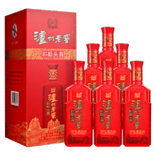 LUZHOULAOJIAO/泸州老窖 红酝头曲 52度 白酒 浓香型 500ml 52度 500mL 6瓶375.11元
