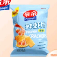 亲亲 虾条薯片  80g*6袋 多款多口味任选15.4元（需领券，合2.57元/件）