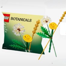 LEGO 乐高 30701 清新野花积木拼插颗粒数约为77块9.9元（需换购）