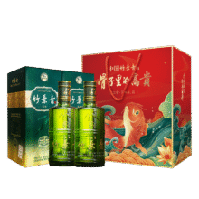 竹叶青 金象竹 38°清香型白酒 500ml 500mL*2瓶136.42元