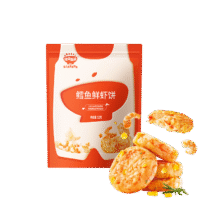 秋田满满 儿童鳕鱼鲜虾饼 52g*1件19.6元