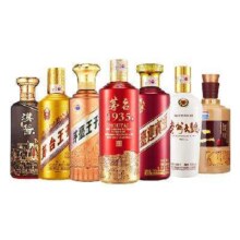 茅台 1935+汉酱+金王子+王子2.0+紫迎宾+大曲70年代+仁酒 500m*7瓶 酱香组合1999元 包邮