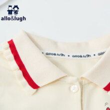 allo&lugh【美术馆】阿路和如夏25年女童甜美网球运动桑蚕丝连衣裙透气好穿 乳白色 12089元 (券后省40)